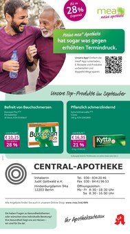 Aktueller mea - meine apotheke Prospekt "Unsere September-Angebote" Seite 1 von 4 Seiten für Berlin