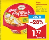 Popp im Netto Marken-Discount Prospekt Brotaufstrich von Popp im aktuellen Netto Marken-Discount Prospekt für 1,77 €