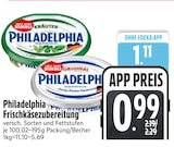 Frischkäsezubereitung im Angebot bei EDEKA in Heidenheim Frischkäsezubereitung Angebote von Philadelphia bei EDEKA Heidenheim für 0,99 €