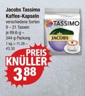 Tassimo Kaffee-Kapseln Angebote von Jacobs bei V-Markt Regensburg für 3,88 €