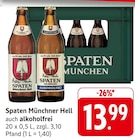 Aktuelles Spaten Münchner Hell Angebot bei EDEKA in Lahr (Schwarzwald) ab 13,99 €
