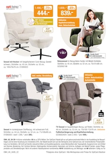 Fernseher im Opti-Wohnwelt Prospekt "Für Zuhause-Liebhaber" mit 64 Seiten (Schorndorf)