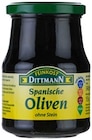 Spanische Oliven schwarz, ohne Stein Angebote von Feinkost Dittmann bei REWE Köln für 1,99 €