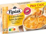 Cassolettes saint-jacques sauce crémée au sauternes surgelées - TIPIAK dans le catalogue Intermarché Super