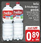 Erfrischungsgetränk Erdbeere bei E center im Prospekt "" für 0,89 €