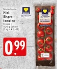 Aktuelle Tomaten Angebote bei EDEKA in Krefeld Aktuelles Mini-Rispentomaten Angebot bei EDEKA in Krefeld ab 0,99 €