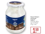 echt & gut Joghurt im Angebot bei Marktkauf in Esslingen echt & gut Joghurt Angebote von Unsere Heimat bei Marktkauf Esslingen für 1,59 €