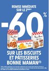 Promo -60% de remise immédiate sur le 2ème sur les biscuits et pâtisseries Bonne Maman à  dans le catalogue Intermarché Super à Puiseaux