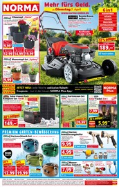 Aktueller Norma Prospekt mit Gartenschlauch, "Mehr fürs Geld", Seite 1