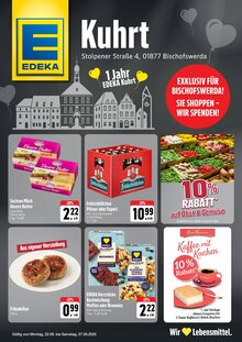 EDEKA Prospekt 1 Jahr mit 2 Seiten