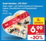 Sushi Herzbox 'Für Dich' im aktuellen Netto Marken-Discount Prospekt