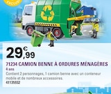 71234 camion benne à ordures ménagères en promo chez JouéClub Brest à 29,99 €