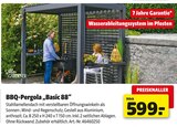 BBQ-Pergola „Basic 88“ im Angebot bei Hagebaumarkt in Moers BBQ-Pergola „Basic 88“ Angebote von Mr. Gardener bei Hagebaumarkt Moers für 599,00 €