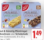 Müsliriegel Haselnuss Angebote von Gut & Günstig bei E center Weinheim für 1,49 €
