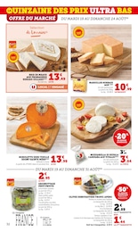 Prix et réduction Mozzarella dans le prospectus Super U en cours Offre Mozzarella dans le catalogue Super U du moment à la page 32