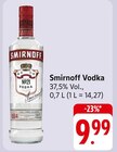 Smirnoff Vodka im Angebot bei E center in Hofheim Smirnoff Vodka Angebote von Smirnoff bei E center Hofheim für 9,99 €