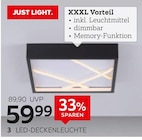 LED-Deckenleuchte von Just Light für 59,99 € bei XXXLutz Möbelhäuser im Angebot LED-Deckenleuchte von Just Light im aktuellen XXXLutz Möbelhäuser Prospekt