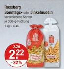 Sonntags- oder Dinkelnudeln von Rossberg im aktuellen V-Markt Prospekt für 2,22 €