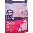Litière de silice pour chats - CARREFOUR COMPANINO dans le catalogue Carrefour