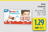 Schokolade von Kinder im aktuellen diska Prospekt für 1,29 €