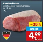 Schweine-Rücken Angebote bei Netto Marken-Discount Gelsenkirchen für 4,99 €