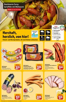Wurst im REWE Prospekt "Dein Markt" mit 34 Seiten (Oberhausen)