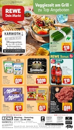 Discounter Prospekt von REWE Bönen REWE Prospekt: "Dein Markt", 32 Seiten, 07.07.2025 - 12.07.2025