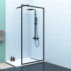 Paroi de douche walk-in 100 cm "cadre noir" en promo chez Brico Dépôt Argenteuil à 119,00 €