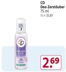 Deo Zerstäuber Angebote von CD bei Rossmann Rüsselsheim für 2,69 €
