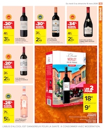 Prix et réduction Bordeaux dans le prospectus Carrefour Market en cours Offre Bordeaux dans le catalogue Carrefour Market du moment à la page 57