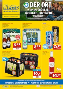 Aktueller Netto Marken-Discount Prospekt für Drebkau und Ungebung, Seiten zum blättern Netto Marken-Discount Prospekt DER ORT, AN DEM DU IMMER AUSGEZEICHNETE PREISE FINDEST. mit Seiten in Drebkau und Umgebung