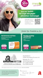 mea - meine apotheke Prospekt für Bottrop mit 4 Seiten mea - meine apotheke Prospekt für Bottrop: "Unsere Juli-Angebote", 4 Seiten, 01.07.2025 - 31.07.2025