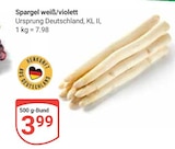 Aktuelles Spargel weiß/violett Angebot bei GLOBUS in Braunschweig ab 3,99 €