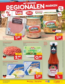 Wurst im Netto Marken-Discount Prospekt "Aktuelle Angebote" mit 58 Seiten (Rostock)