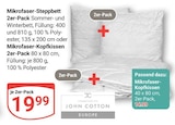 Mikrofaser-Steppbett im Angebot bei GLOBUS in Hofheim Mikrofaser-Steppbett Angebote von JOHN COTTON EUROPE bei GLOBUS Hofheim für 14,99 €