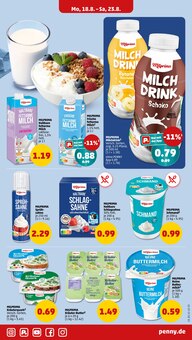 Milch im aktuellen Penny Prospekt (Halle (Saale)) Milch im Penny Prospekt "Wer gĂĽnstig will, muss Penny." mit 42 Seiten (Halle (Saale))