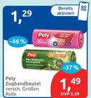 Zugbandbeutel von Pely für 1,29 € bei budni im Angebot Zugbandbeutel von Pely im aktuellen budni Prospekt