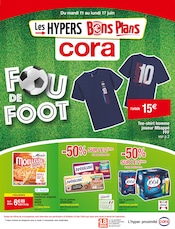 Catalogue Supermarchés Cora en cours à Maillebois et alentours, "Fou de Foot", 16 pages, 11/06/2024 - 17/06/2024