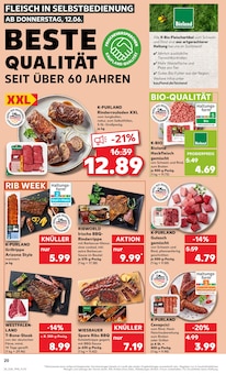 Hackfleisch im aktuellen Kaufland Prospekt (Erlangen) Hackfleisch im Kaufland Prospekt "Aktuelle Angebote" mit 54 Seiten (Erlangen)