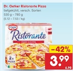 Ristorante Pizza Angebote von Dr. Oetker bei Netto Marken-Discount Remscheid für 3,99 €