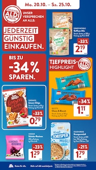 ALDI SÜD Prospekt der aktuellen Woche, gültig von 20.10.2025 bis 25.10.2025 Aktueller ALDI SÜD Prospekt "Gutes für Alle." mit 40 Seiten