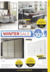 Aktueller BRAUN Möbel-Center Prospekt mit Kleiderschrank, "WINTER SALE", Seite 13