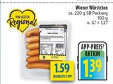 Aktuelles Wiener Würstchen Angebot bei diska in Dresden ab 1,39 €