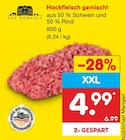 Hackfleisch gemischt von Gut Ponholz für 4,99 € bei Netto Marken-Discount im Angebot Hackfleisch gemischt von Gut Ponholz im aktuellen Netto Marken-Discount Prospekt