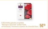 Bûchettes glacées surgelées - Monoprix Gourmet en promo chez Monoprix La Rochelle à 5,19 €