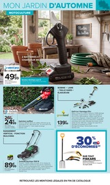Promos Aspirateur dans le catalogue "JARDIN" de Carrefour Aspirateur en promo dans le catalogue Carrefour à la page 9
