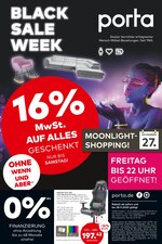 porta Möbel Prospekt für Berlin mit 1 Seiten porta Möbel Prospekt für Berlin: "Black Sale Week", 1 Seiten, 25.11.2020 - 28.11.2020