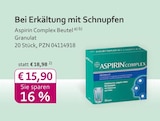 Aspirin Complex Beutel von  im aktuellen mea - meine apotheke Prospekt für 15,90 €