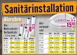 Elektroinstallation im Hornbach Prospekt Alu-Mehrschicht-Verbundrohr im aktuellen Hornbach Prospekt für 8,26 €