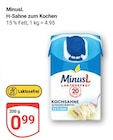 H-Sahne zum Kochen im Angebot bei GLOBUS in Völklingen H-Sahne zum Kochen Angebote von MinusL bei GLOBUS Völklingen für 0,99 €
